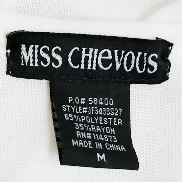 NWOT Mermaids Have More Fun Graphic Cropped Tank Top Side Ties Beachy Vacation - Picture 5 of 5